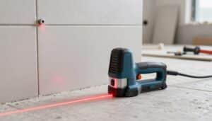 Fliesenlaser für exakte Fugenverläufe