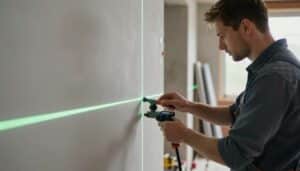 Mit dem Kreuzlinienlaser auch unter Zeitdruck präzise arbeiten